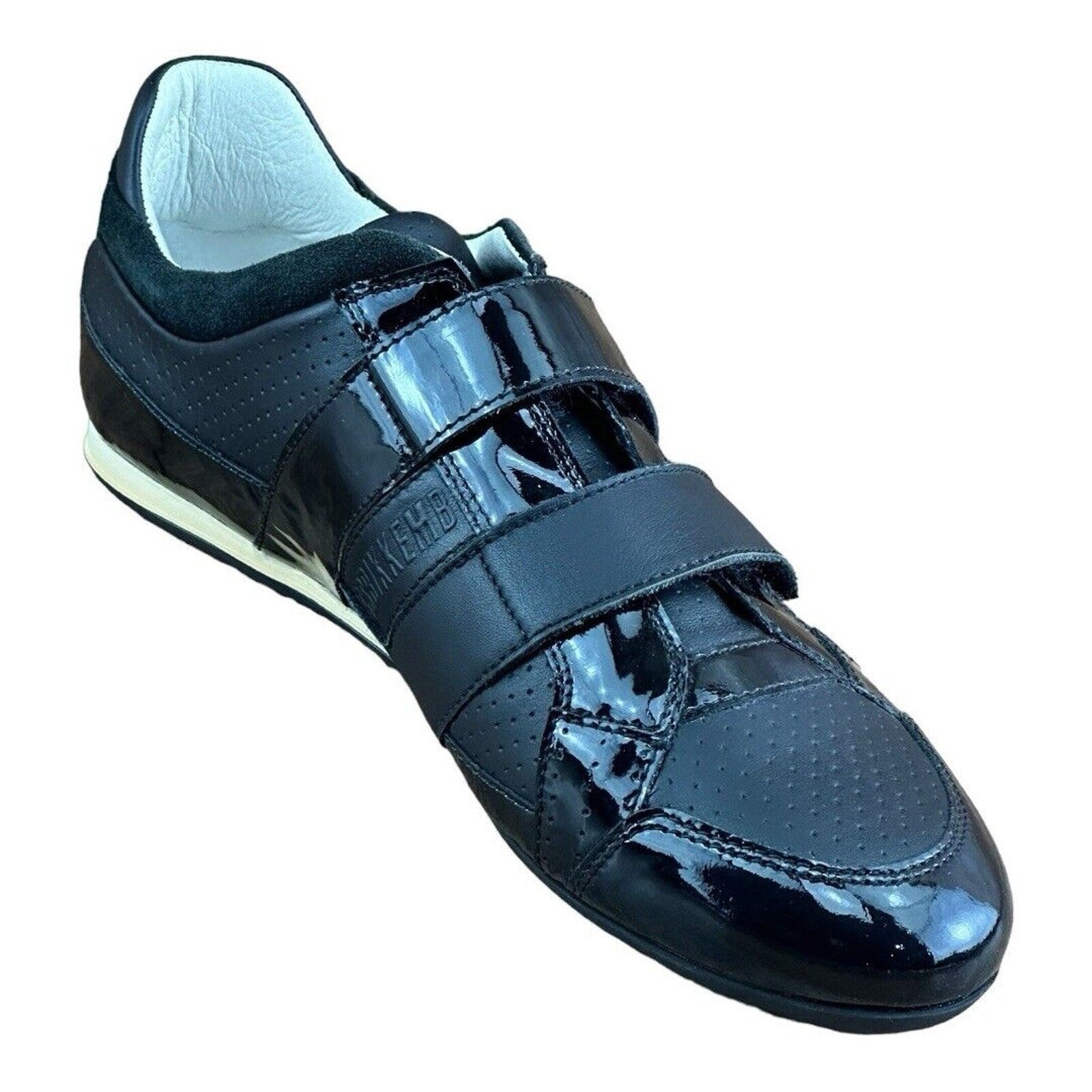 Bikkembergs Leather Sneakers Size 10 US| 40 EU Black shoes - Azini