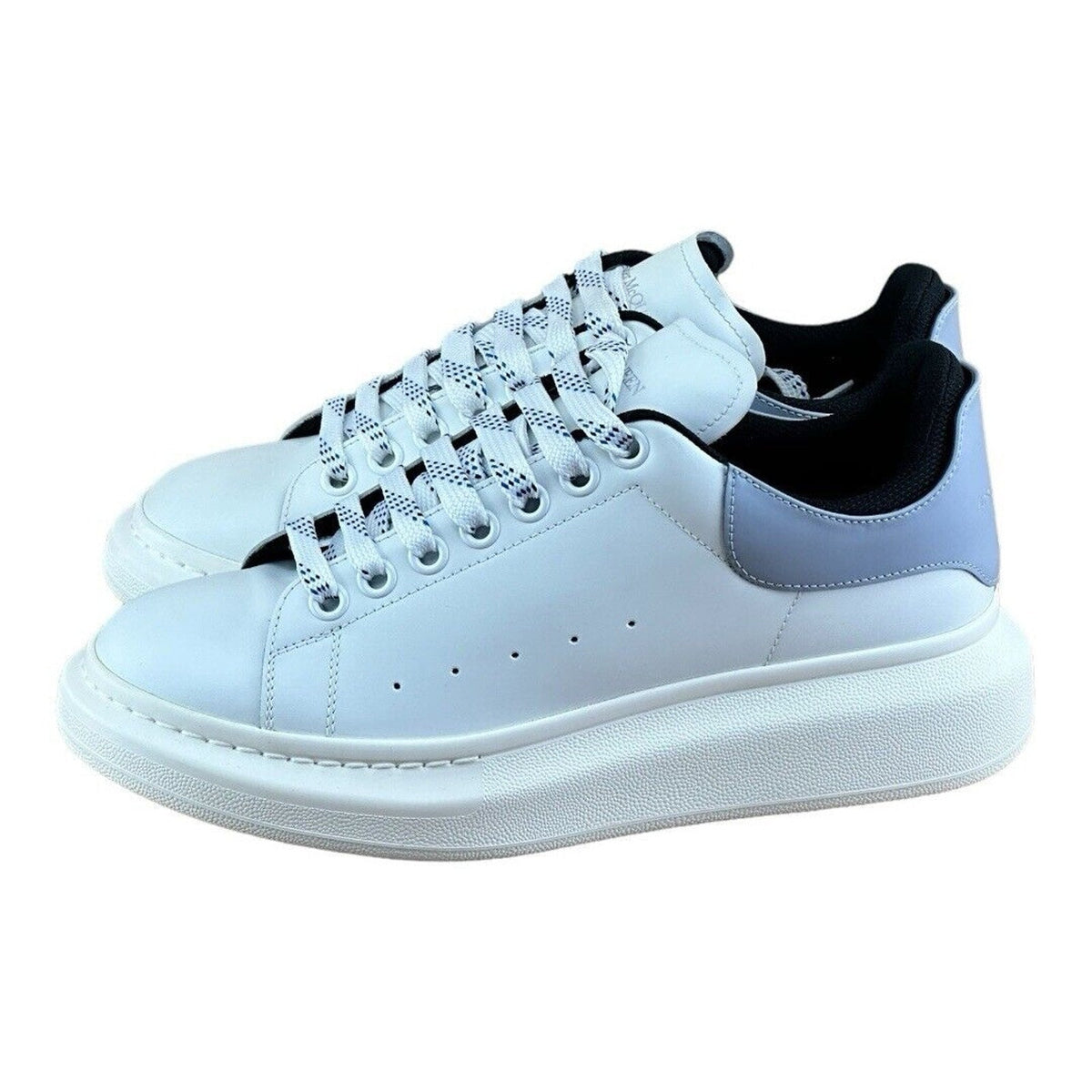 Alexander McQueen Oversized Sneaker &#39;White Spring Blue&#39; size 8 - Azini