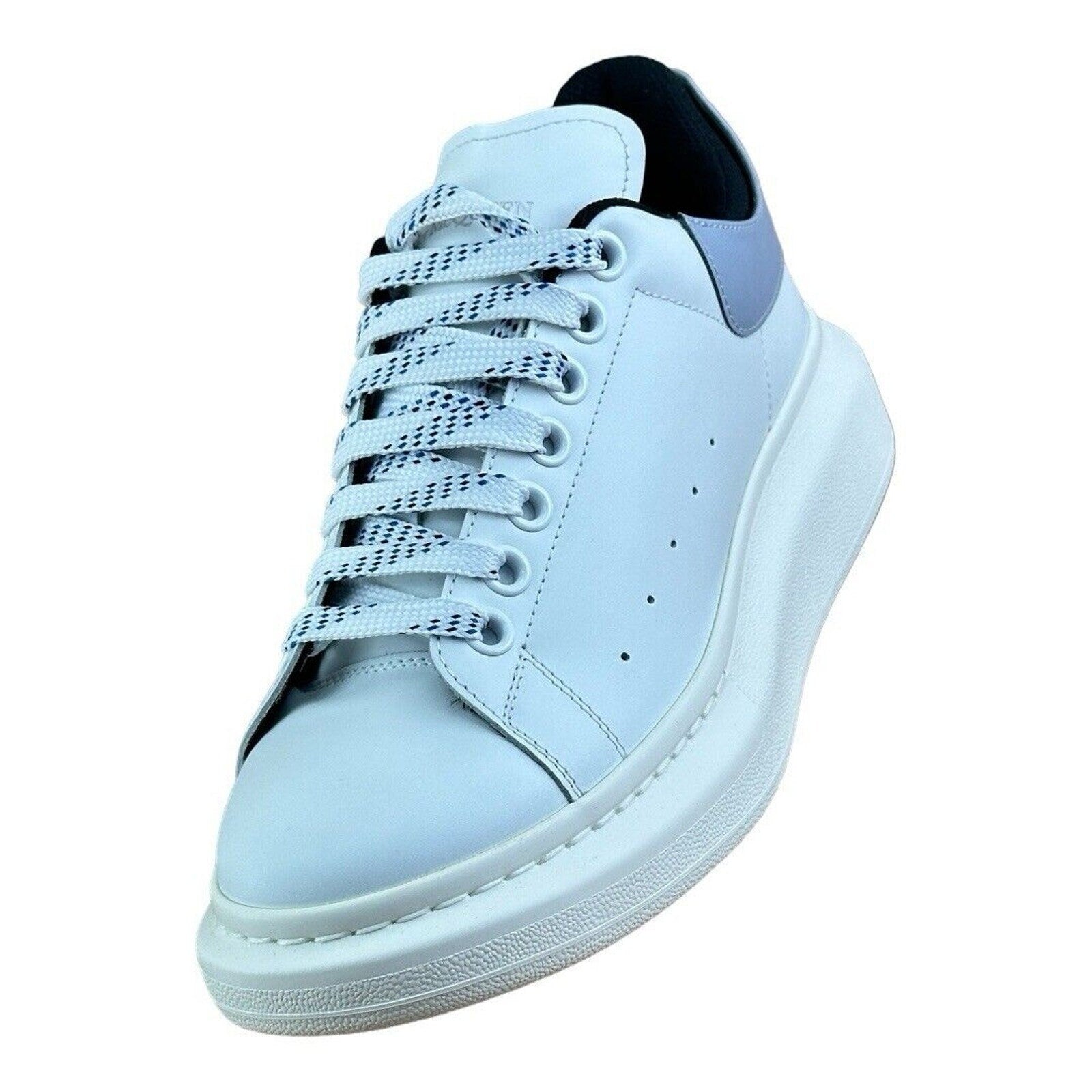 Alexander McQueen Oversized Sneaker &#39;White Spring Blue&#39; size 8 - Azini