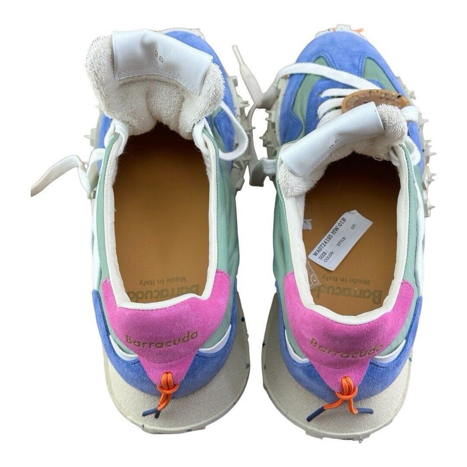 Barracuda Sneaks Shoes Impact Multicolor and suede for women Size 5.5 US|36 EU - Azini