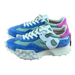 Barracuda Sneaks Shoes Impact Multicolor and suede for women Size 5.5 US|36 EU - Azini